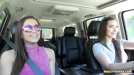 Dani Daniels and Abigail Mac, two real sluts to watch out for.