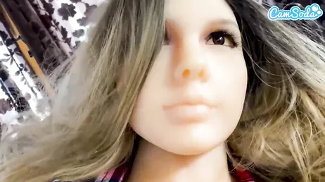 Grandpa is fucking this silicone doll, uuf!