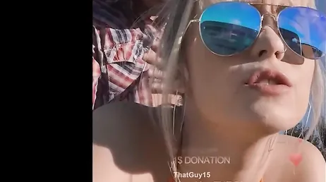 Fucking Lilly Bell on top of the truck, how horny she is...