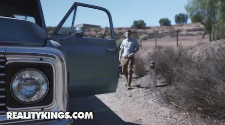 Fucking Lilly Bell on top of the truck, how horny she is...