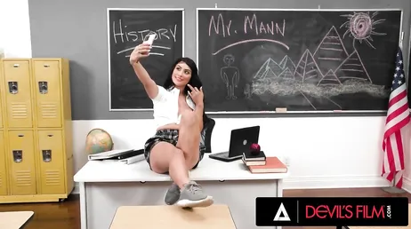 The teacher is already tired of this student's nonsense.