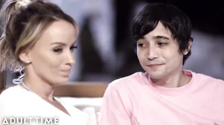 Mas bem, filho, como seu pau ficou duro, meu jovem...
