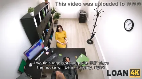 The interview ends in sex, damn, I think the job will go to her