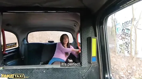 Le conducteur doit s'arrêter parce que la femme enceinte est excitée
