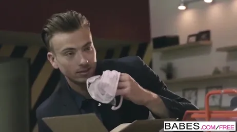Mom gets involved with her young partner, fuck, she fucks him in his office