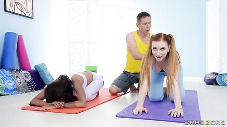 De eerste keer dat ik naar yoga ga, zit er een lul in