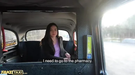 Pregnant young woman gets into the love taxi and this happens