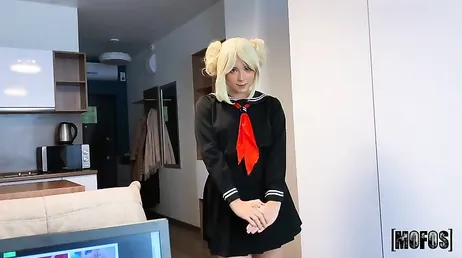 Ik ontmoet een tante en zij komt verkleed als anime