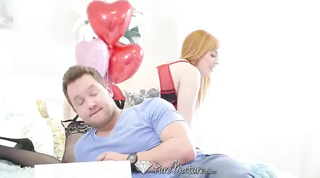 Lauren Philips is going to teach her young boyfriend a lot