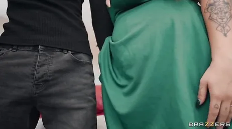 What a slutty chick, she almost starts to slut around with her husband in front of her