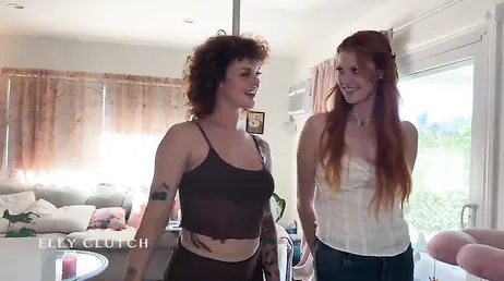 Damn, mom, I think it's my turn to suck him off, right?