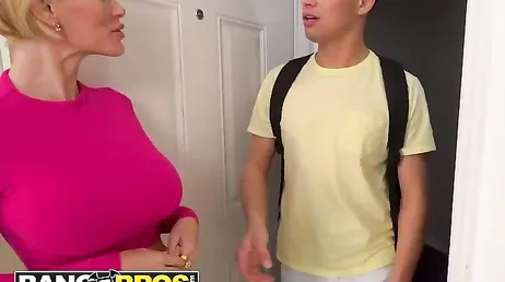 Son, didn't you say you were hot? Why don't you shower with me?