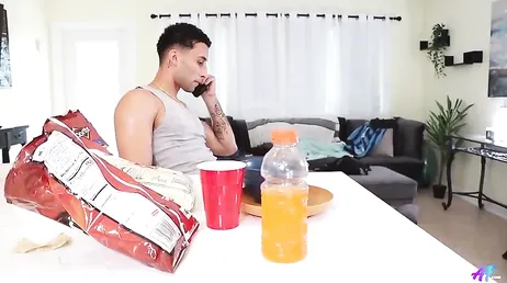 He comes home and catches his daughter's boyfriend naked and jerking off.