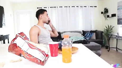 He comes home and catches his daughter's boyfriend naked and jerking off.