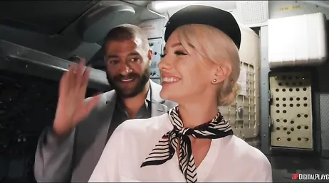 Deze passagier was enthousiast toen hij de cockpit zag: wat een aardige stewardess!