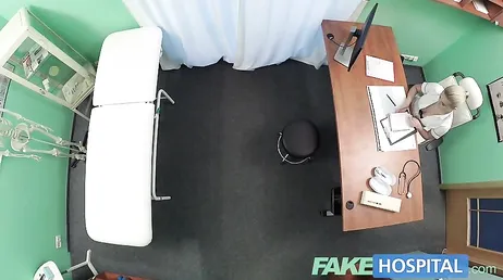 The sexy nurse was eager to suck the attractive patient's cock