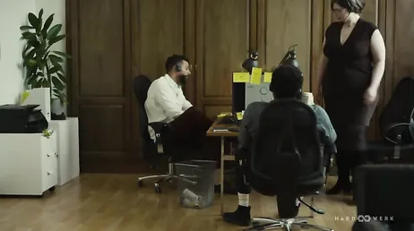 The chubby girl from the office hadn't had a cock in too long.