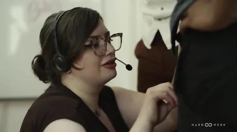 The chubby girl from the office hadn't had a cock in too long.