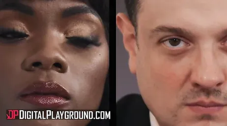 A su novia negrita le encanta que otros hombres vengan a casa a follar su culo