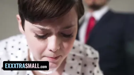 The secretary seems shy but she's a terribly submissive nymphomaniac