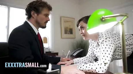 The secretary seems shy but she's a terribly submissive nymphomaniac