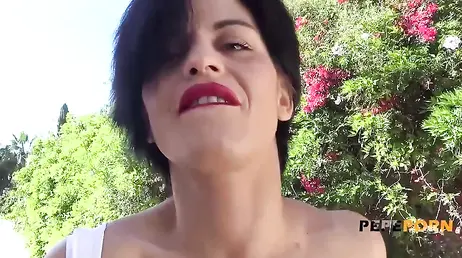 Porno español casero con la milf tatuada y caliente de Natali Quin