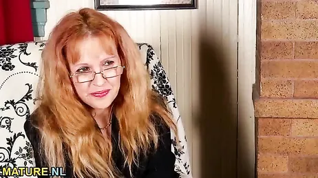 Grandma still sticks dildos in her nice pussy