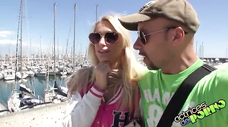 Selbst gemachter Porno und extremer Analsex für die spanische Blondine Erica Fontes