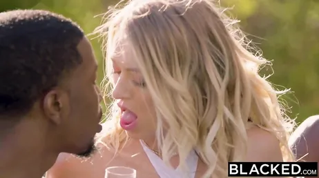 Natalia Starr now goes for the two gigantic black cocks